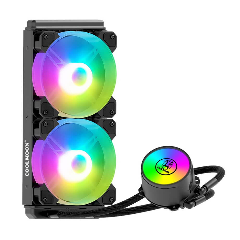 Coolmoon ARGB240 2400mm Argb Cpu İşlemci Sıvı Soğutuculu Fan Intel Amd Uyumlu Su Soğutmalı İşlemci Fanı