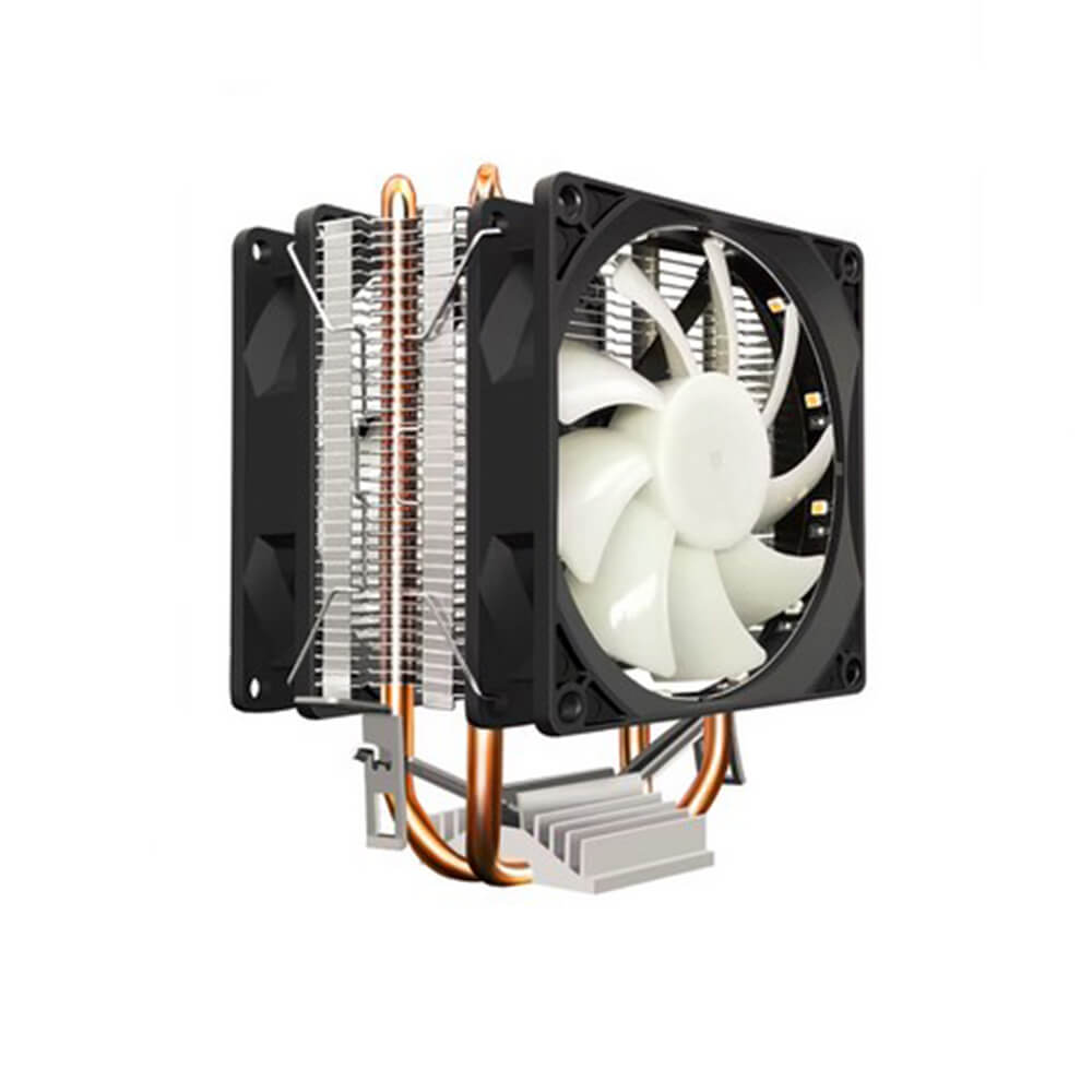 Coolmoon P22 RGB İşlemci Soğutucu Fan – Çift Fanlı, Intel AMD Uyumlu CPU Fan Sessiz ve Verimli Soğutma