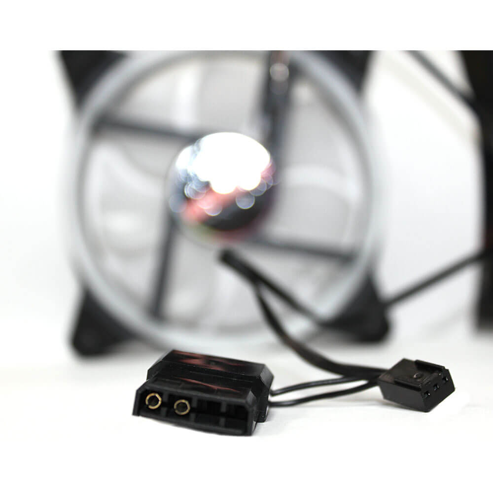 Coolmoon Rgb 12 Cm Kasa Fanı Rainbow Fan 3 Pin Pwm 2 Pin Molex