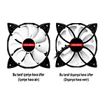 Coolmoon Rgb 12Cm Kasa Fanı 12V 4Pinli 120Mm Sessiz Kasa Fan