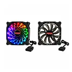 Coolmoon Rgb 12Cm Kasa Fanı 16 Milyon Renk Işıklı Rainbow Fan