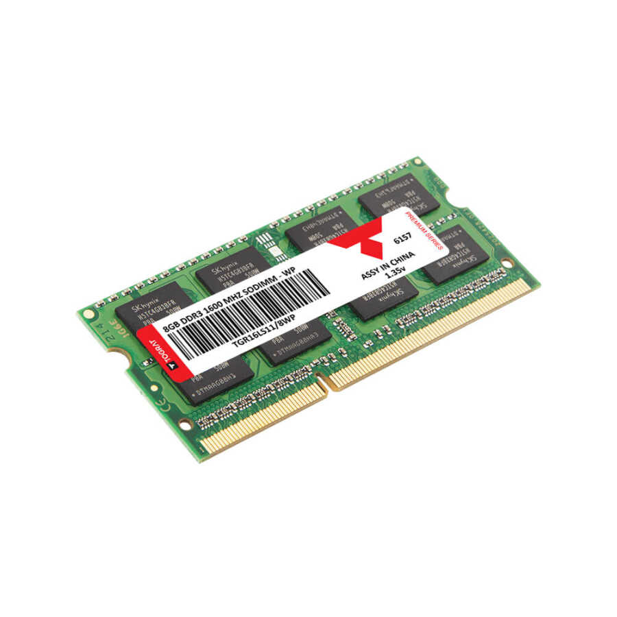 8GB DDR3L 1600 MHz Notebook Ram Bellek - TGR16LS11/8WP - 1.35v