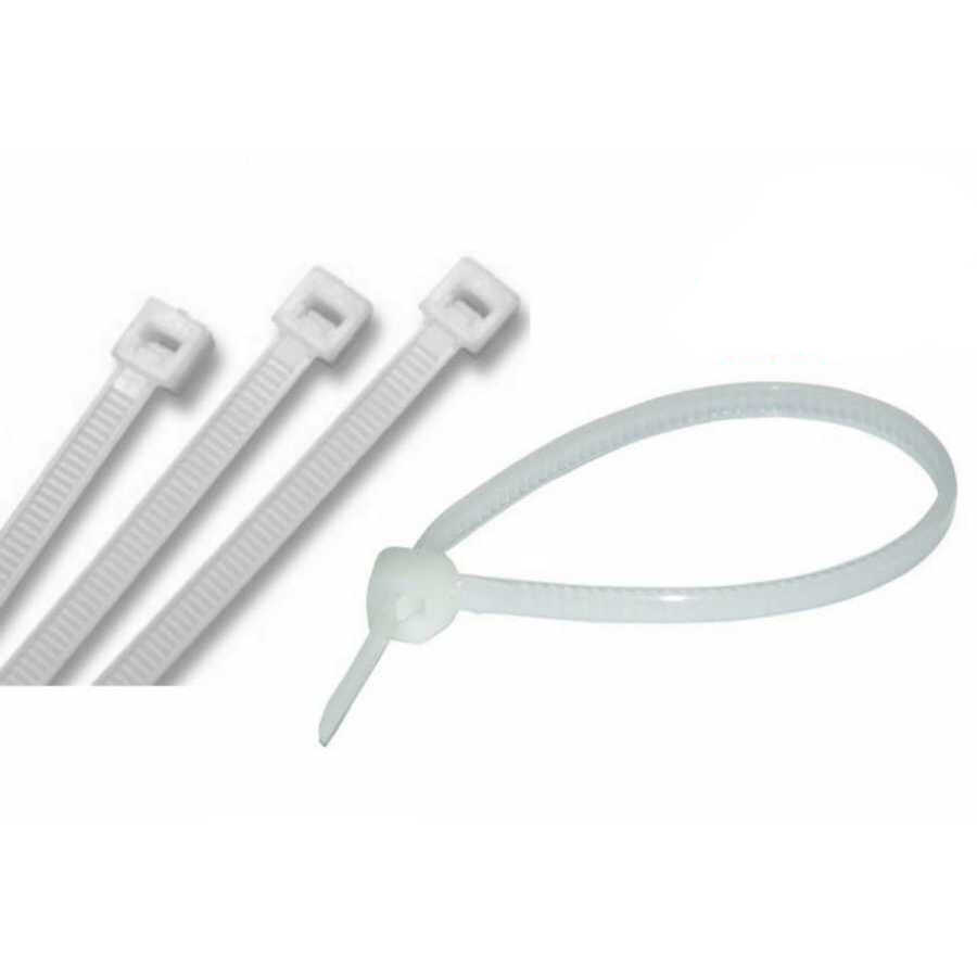 2.5*100mm - Beyaz - 10cm Kablo Bağı - Kablo Kelepçesi Düzenleyici