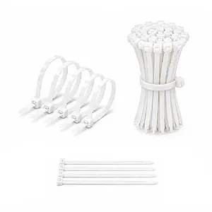 2.5*100mm - Beyaz - 10cm Kablo Bağı - Kablo Kelepçesi Düzenleyici