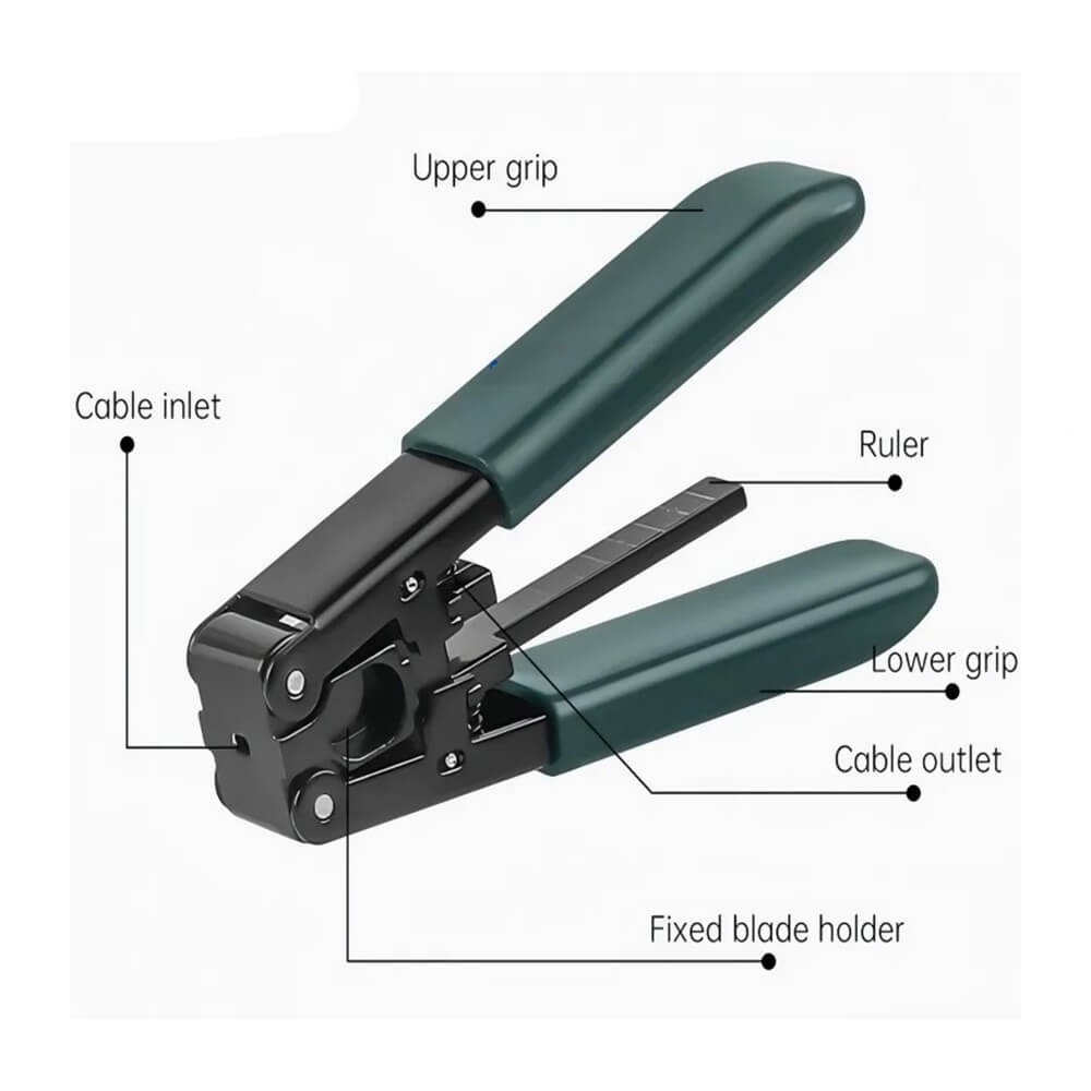 Fiber Optik Kablo Soyma Pensesi Ftth Fiber Optik Kablo Soyucu Sıyırıcı Kesici Pense
