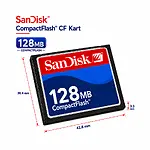 Sandisk 128MB CF Kart Endüstriyel Hafıza Kartı