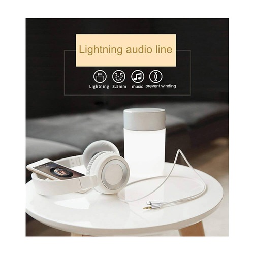 Apple Iphone Ipad Lightning To 3.5Mm Ses Çevirici Aux Kablo 1M