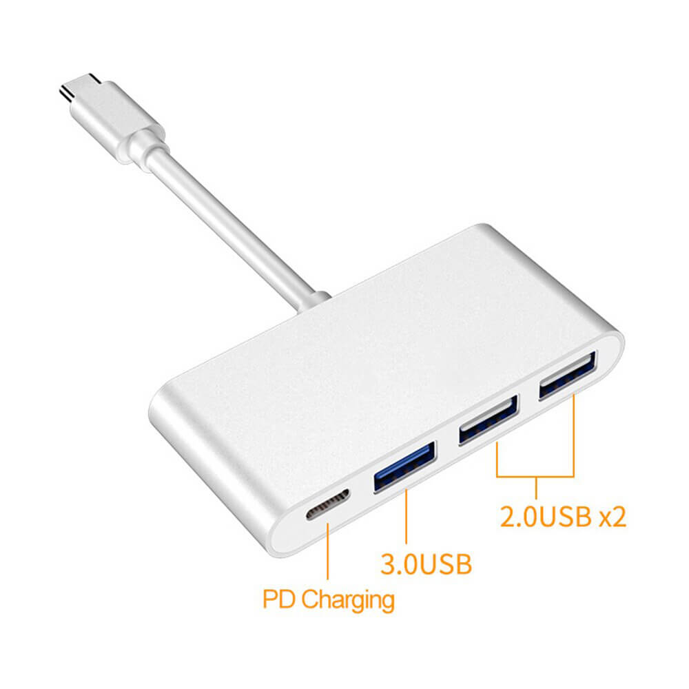 Type-C 3.1 Usb Hub - Usb C to 2xUsb 2.0 , Usb 3.0 Çoklayıcı