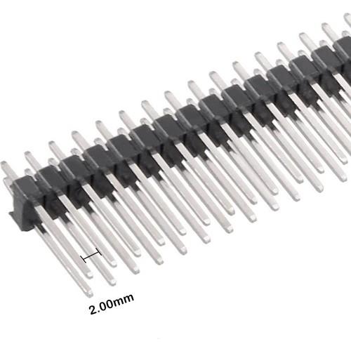 2X40 Erkek Header 80 Pin 180 Derece 2mm