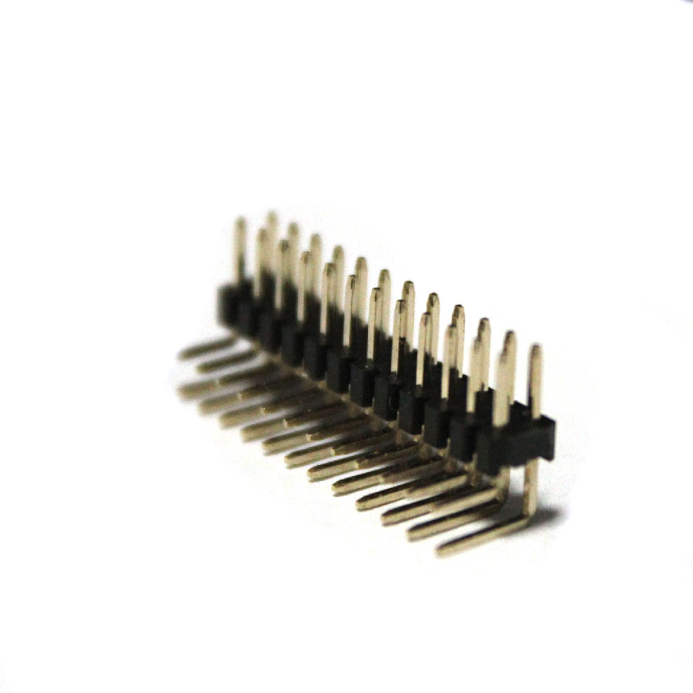 12 Pin 2x12 2.00mm Erkek - Erkek header Altın Kaplama