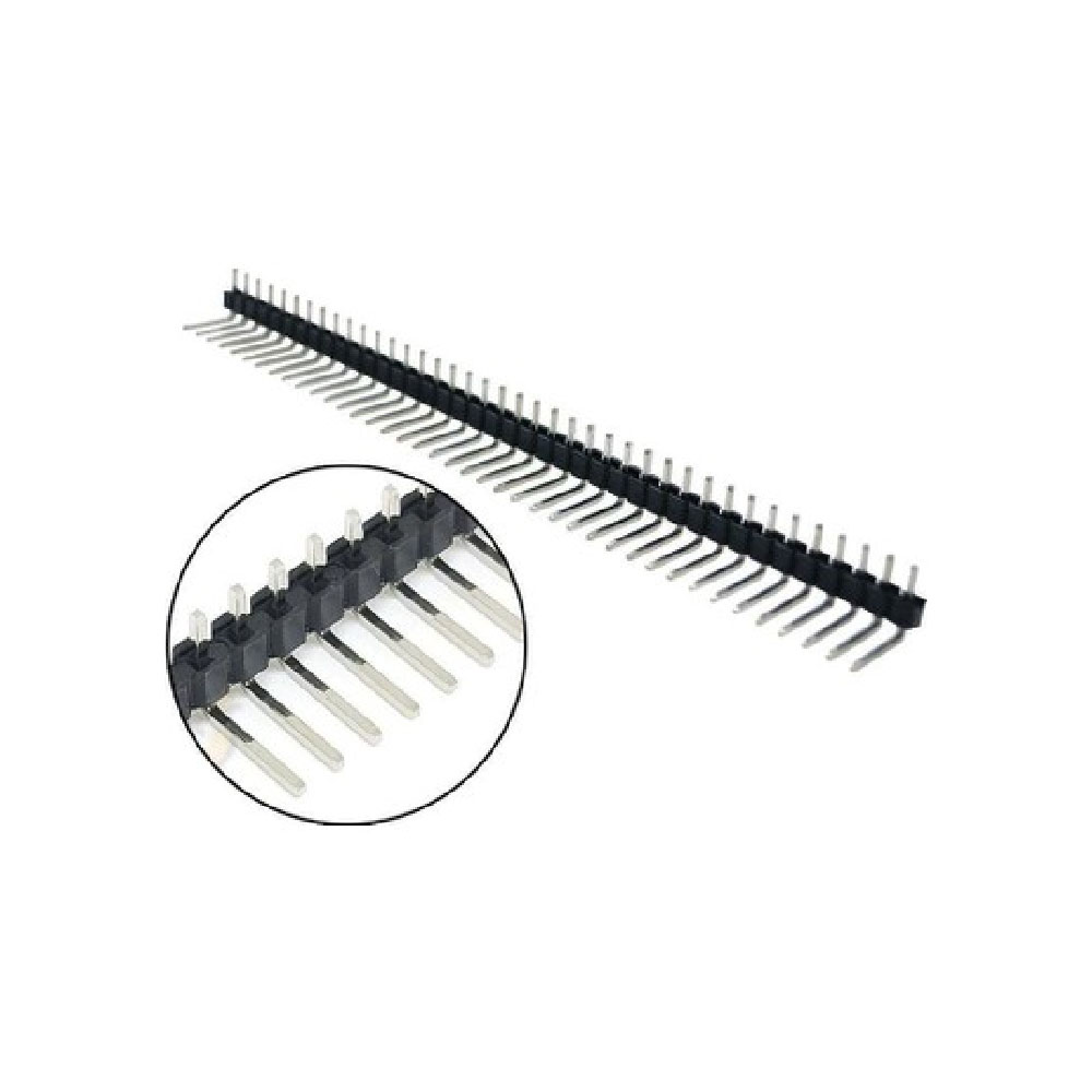 40 Pin 1x40 1.27mm Erkek - Erkek header Altın Kaplama