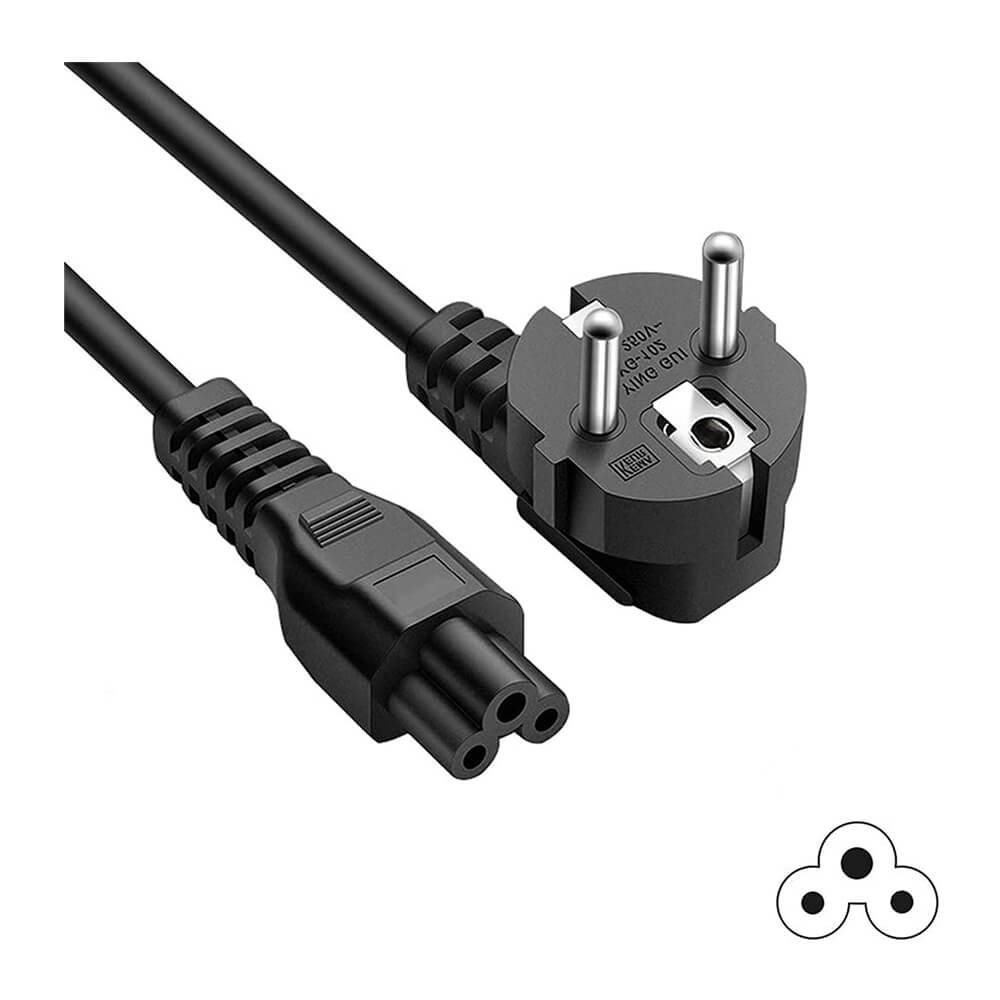 Yonca Power Kablosu - Notebook Laptop Adaptör Güç Kablosu - 5 mt