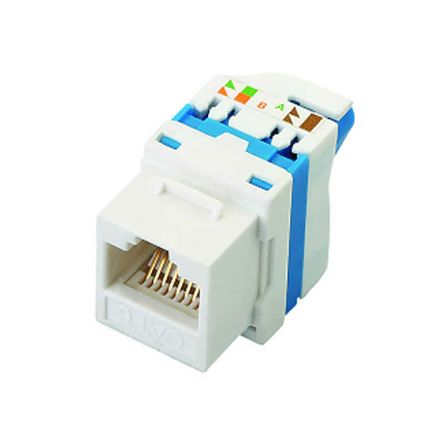 Cat6 Utp Keystone Jack 180 Derece Çevirmeli Tip