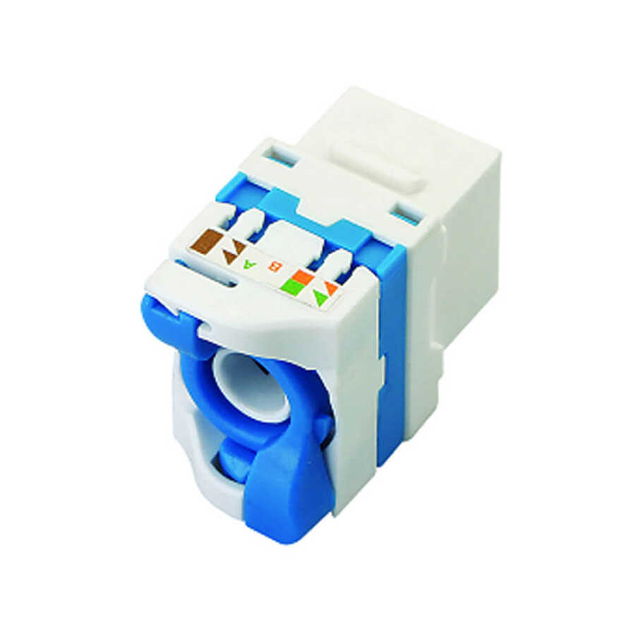 Cat6 Utp Keystone Jack 180 Derece Çevirmeli Tip
