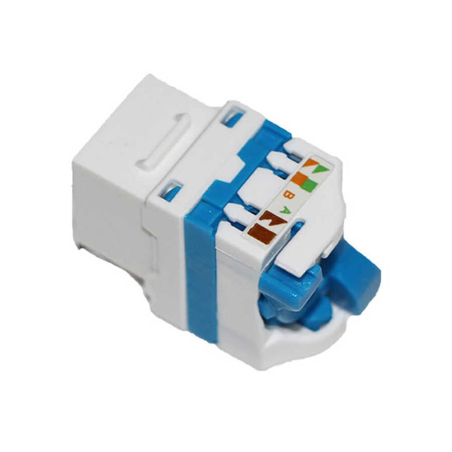Cat6 Utp Keystone Jack 180 Derece Çevirmeli Tip