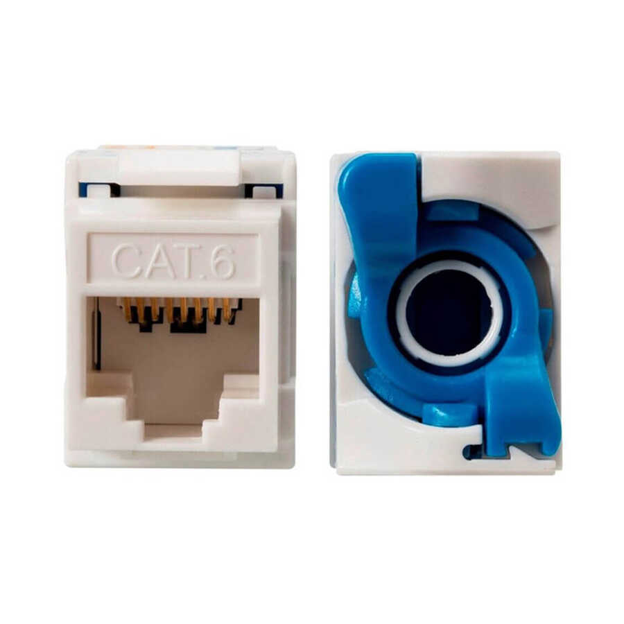 Cat6 Utp Keystone Jack 180 Derece Çevirmeli Tip