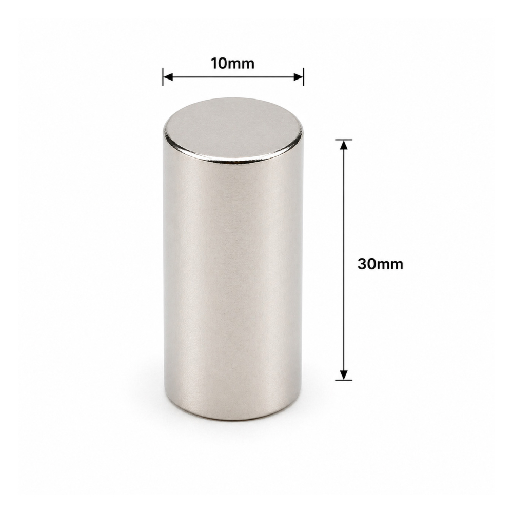 10x30mm Neodyum Mıknatıs Neodim Magnet Yuvarlak