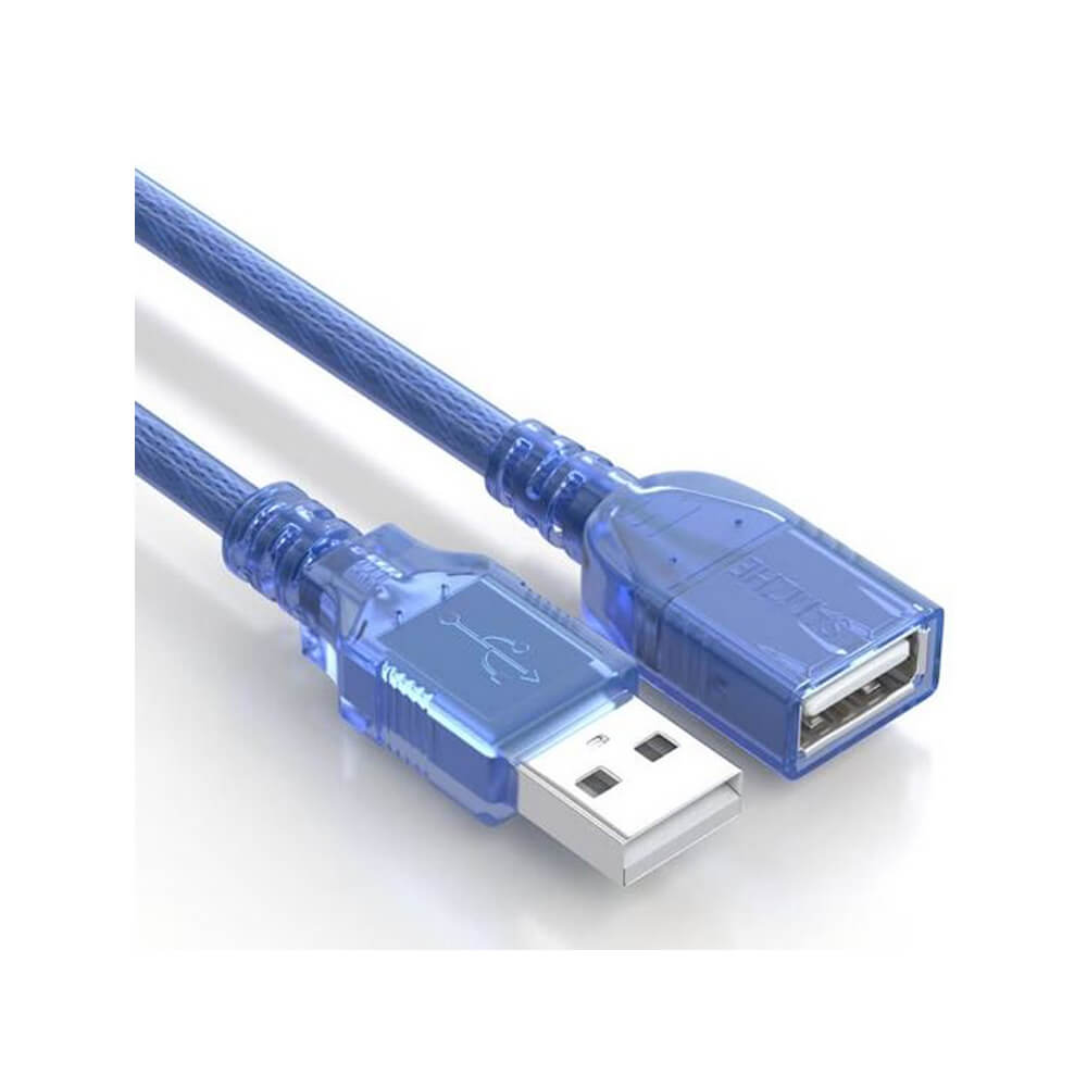 Usb Uzatma Kablosu 10 Metre Uzatıcı Dişi Erkek Filtreli Mavi 10Mt