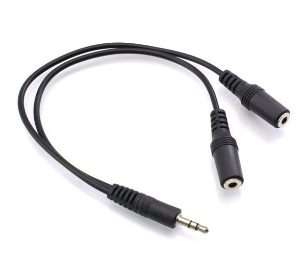 Stereo Sterio Kulaklik Çoklayici Çoğaltici Kablo