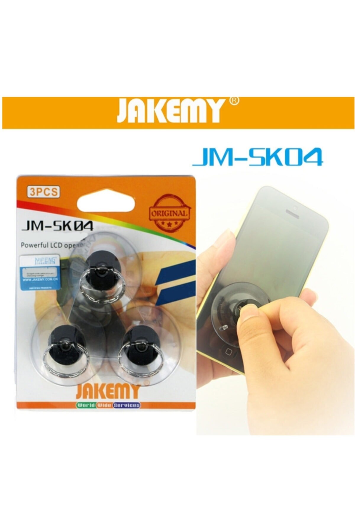 Jakemy JmSk04 Cep Telefonu Ekran Ayırma Vantuzu Set