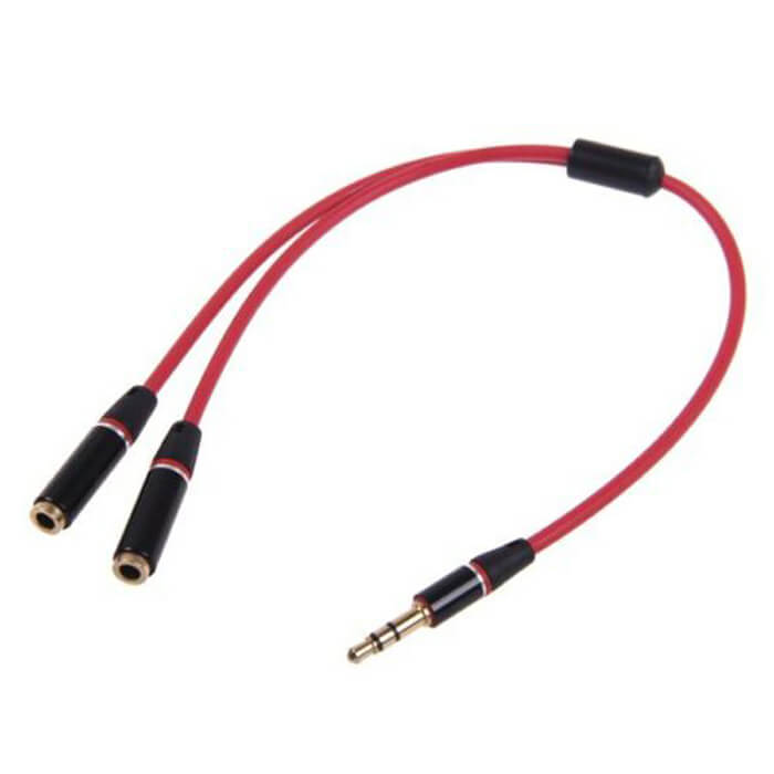 3.5Mm Stereo Kulaklık Çoklayıcı Kablo - Monster Sitili