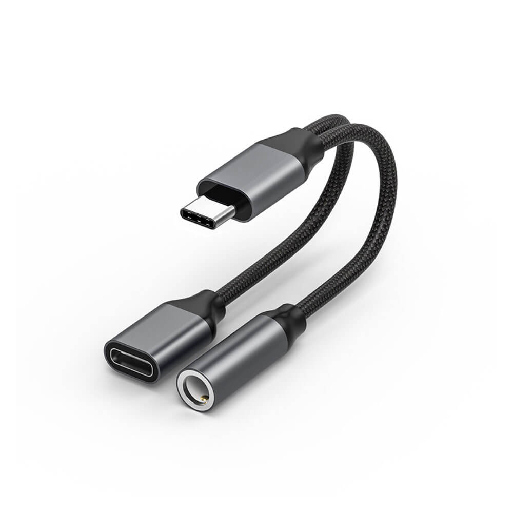 Type C To 3.5mm Stereo Kulaklık Şarj Çevirici Dönüştürücü Kablo Aux Ses Kablosu