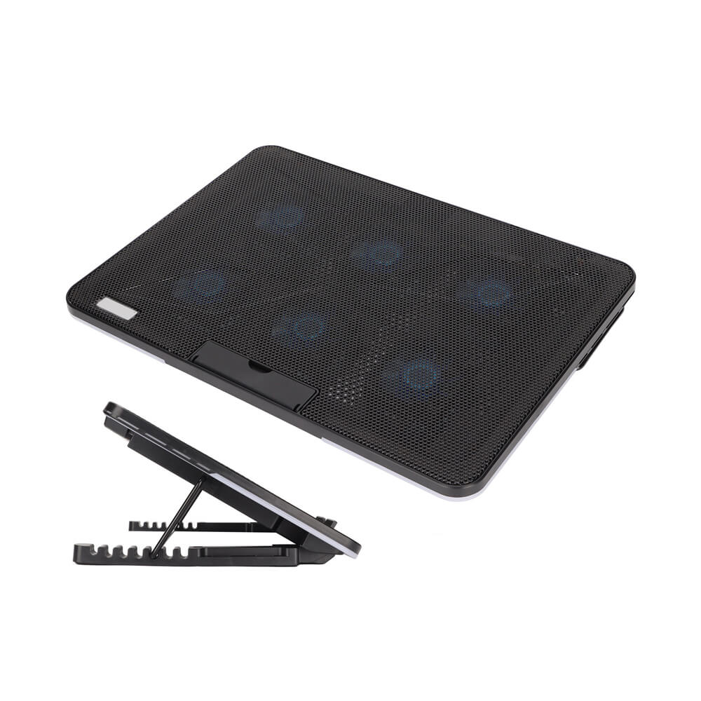 Oyuncu Notebook Soğutucu Stand 6 Fanlı Kademeli Telefon Tutuculu