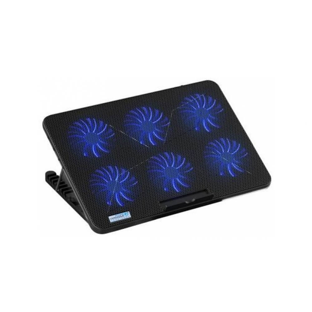 Oyuncu Notebook Soğutucu Stand 6 Fanlı Kademeli Telefon Tutuculu