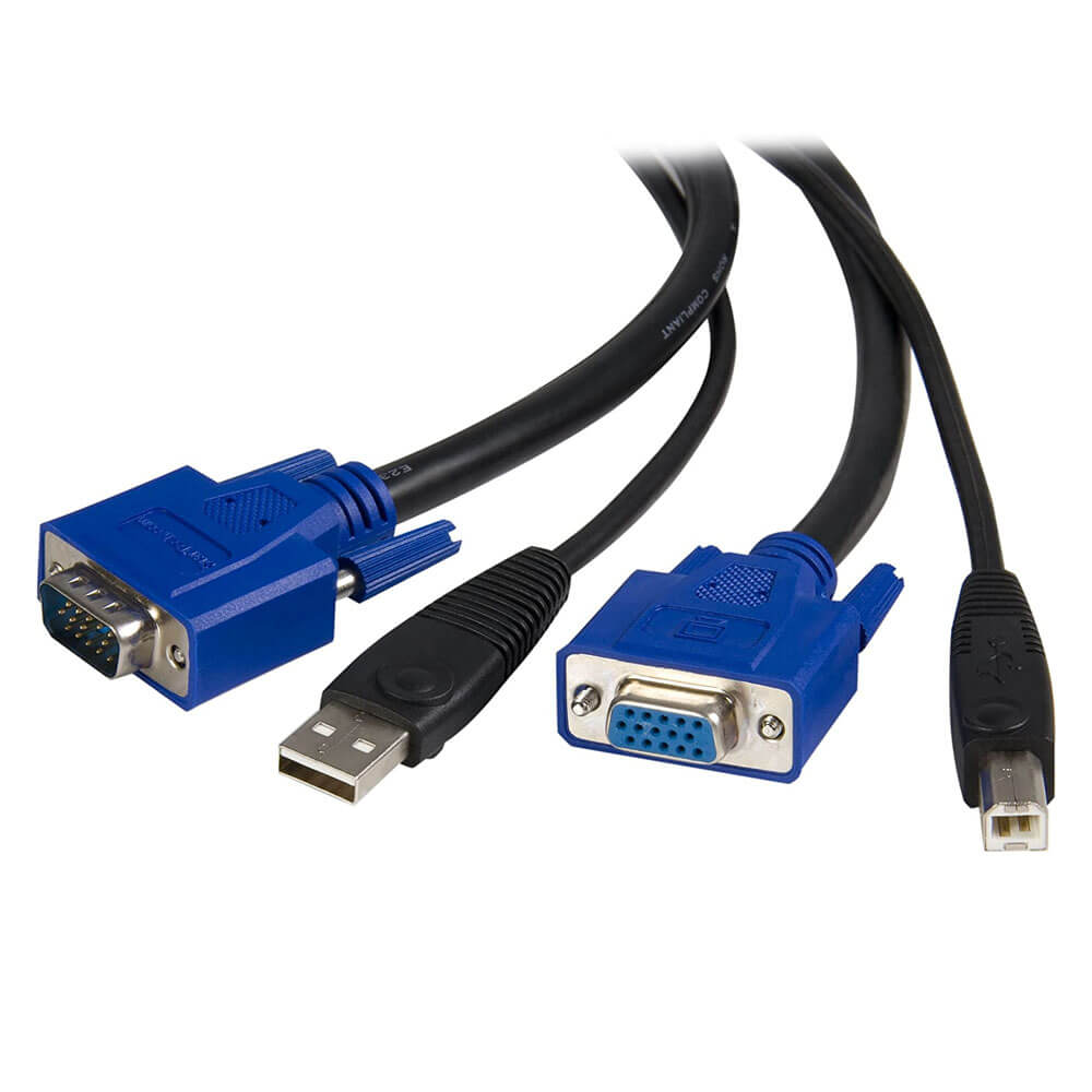 Usb Kvm Switch Vga Yazıcı Kablosu Erkek / Dişi