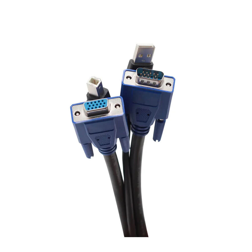 Usb Kvm Switch Vga Yazıcı Kablosu Erkek / Dişi