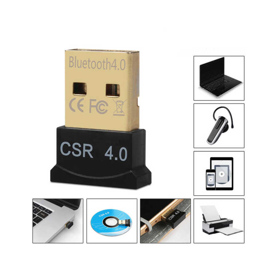 Bluetooth 4.0 Mini USB Dongle Adaptör