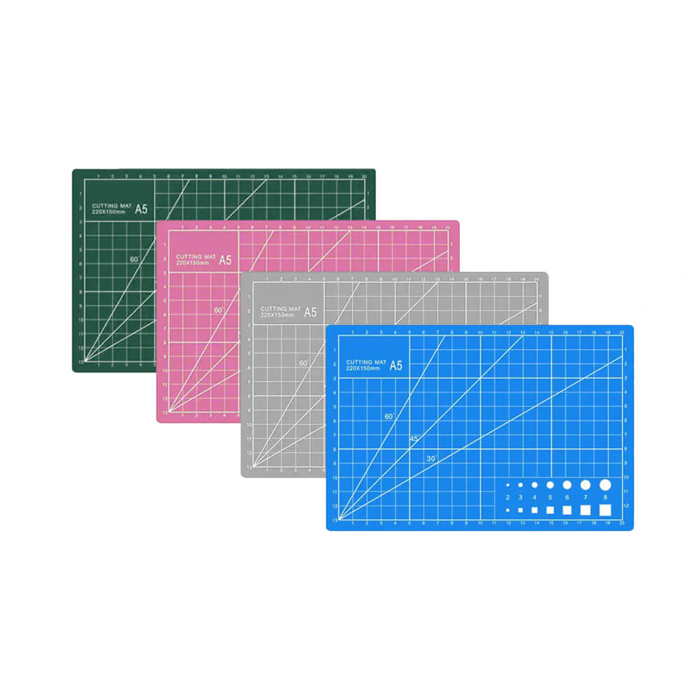 A5 Kesme Matı - Cutting Mat - Kesme Altlığı - Kesim Tablası - 22*15cm - Pembe