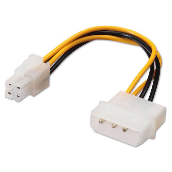 4 Pin Anakart Kablosu , P3 to P4 Power Kablosu