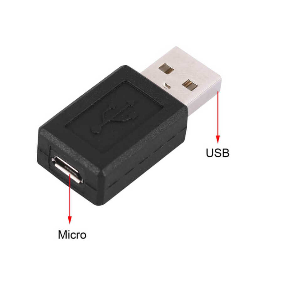 USB Erkek Micro USB Dişi Çevirici Dönüştürücü Adaptör