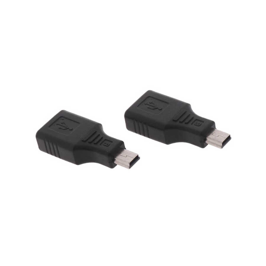 5 pin Mini USB Erkek to USB Dişi Adaptör - Mini Usb OTG