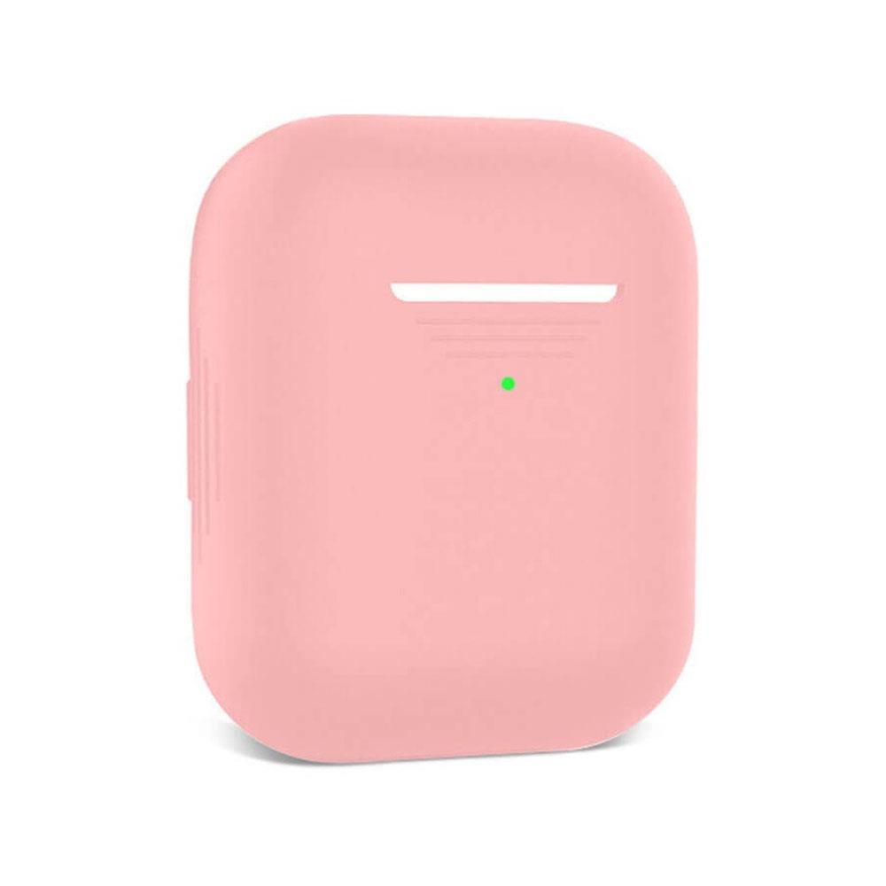 Apple Airpods 1. Ve 2. Nesil Uyumlu Silikon Koruma Kılıfı - Silikon Koruyucu Kılıf - Pembe - AP1