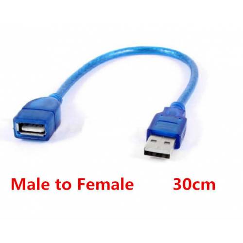 Kısa Usb Uzatma Kablosu - Gerçek Usb 2.0 - 30 Cm