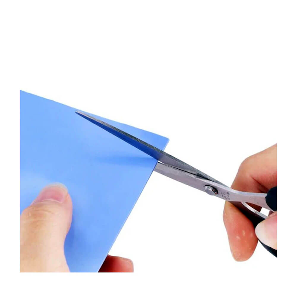0.5mm 100x100mm Chipset Soğutucu Termal Pad Cep Telefonu Notebook Ps4 Ps5 Mavi 3.6w/mK