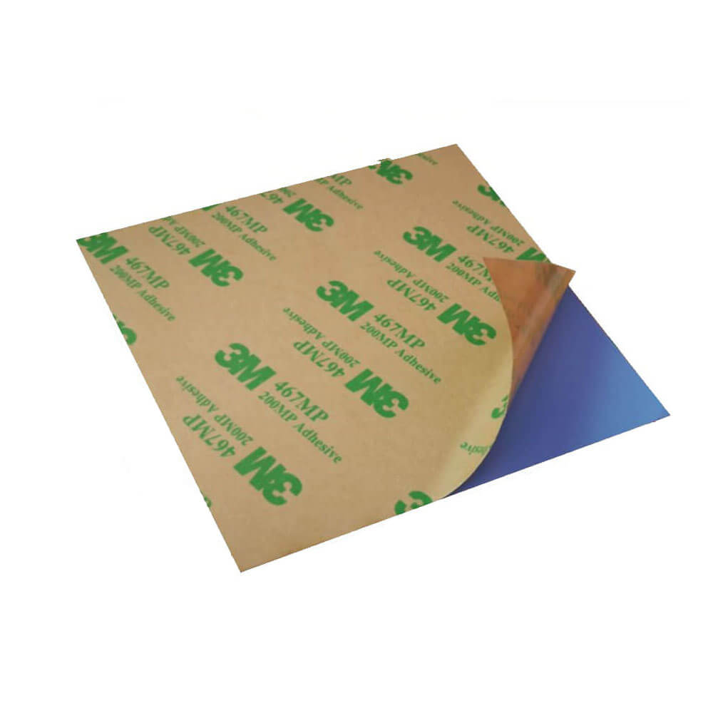 0.5mm 10x10cm Chipset Soğutucu Termal Pad Ped Tek Taraflı Yapışkanlı Mavi 3.6w/mK