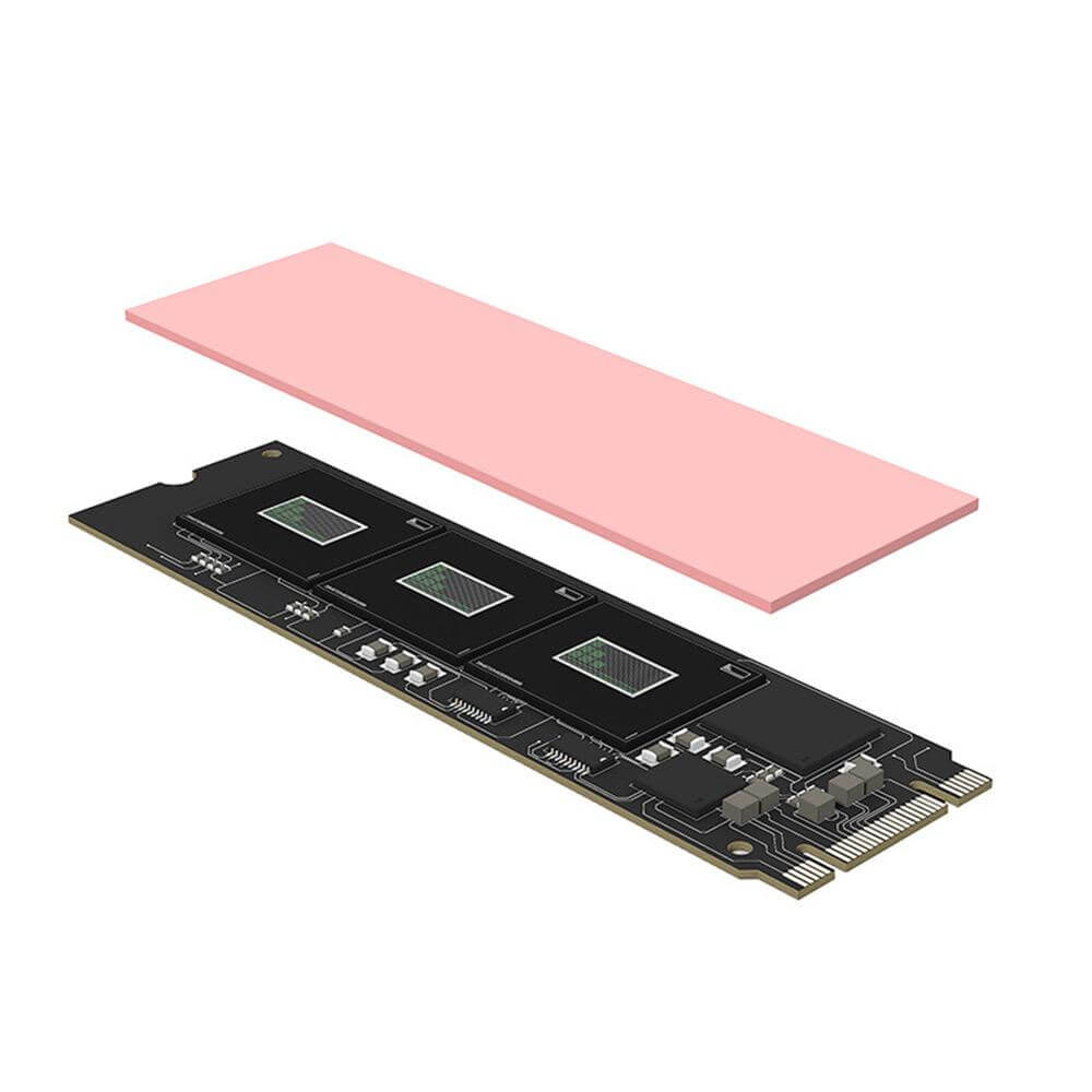 1mm 22x70mm Termal Pad M2 Ssd Chipset Soğutucu 7x2cm Yüksek İletken Pembe 9w/mk - TP30