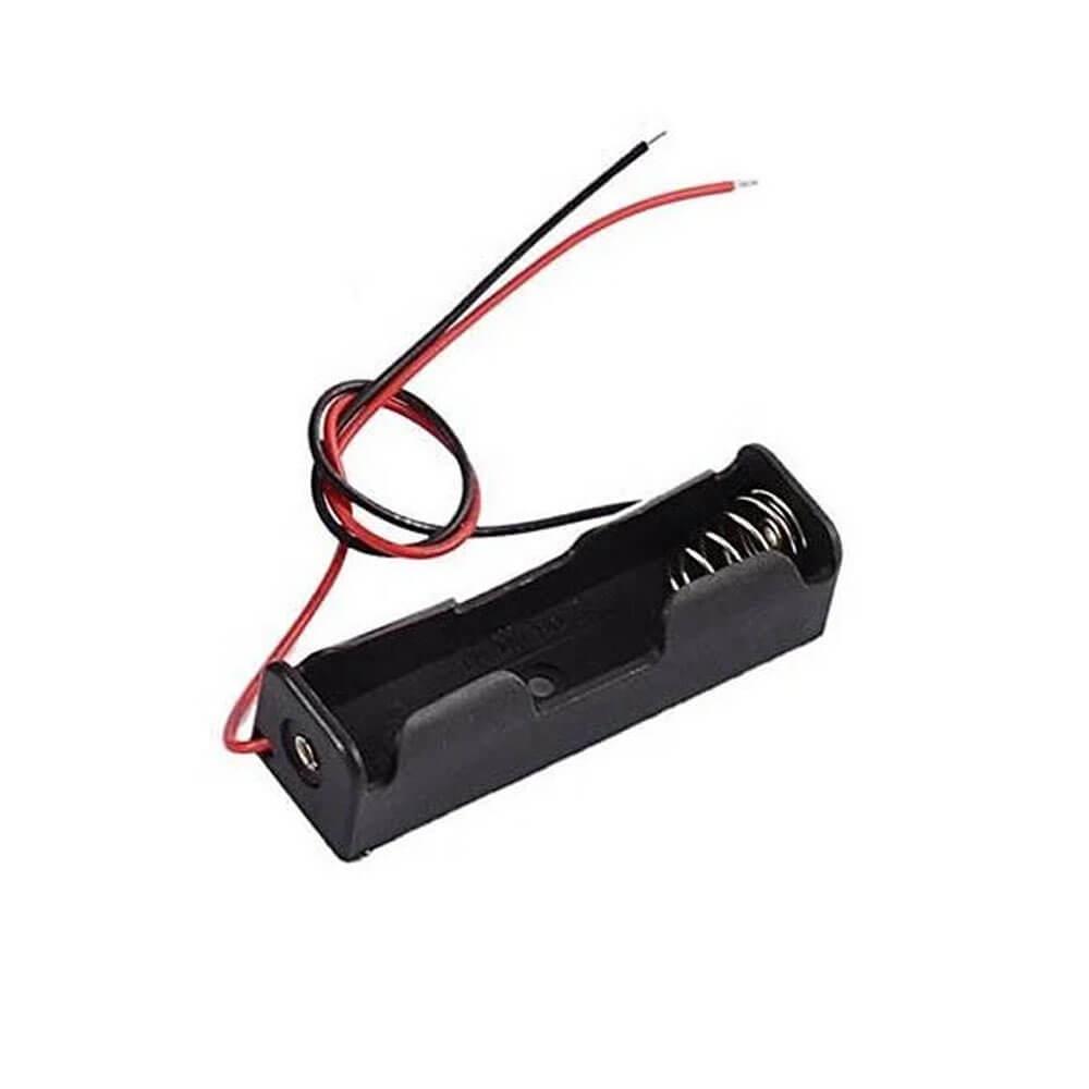1'li Aa Kalem Pil Kutusu Yuvası 1.5v Kablolu Kalem Pil Tutucu
