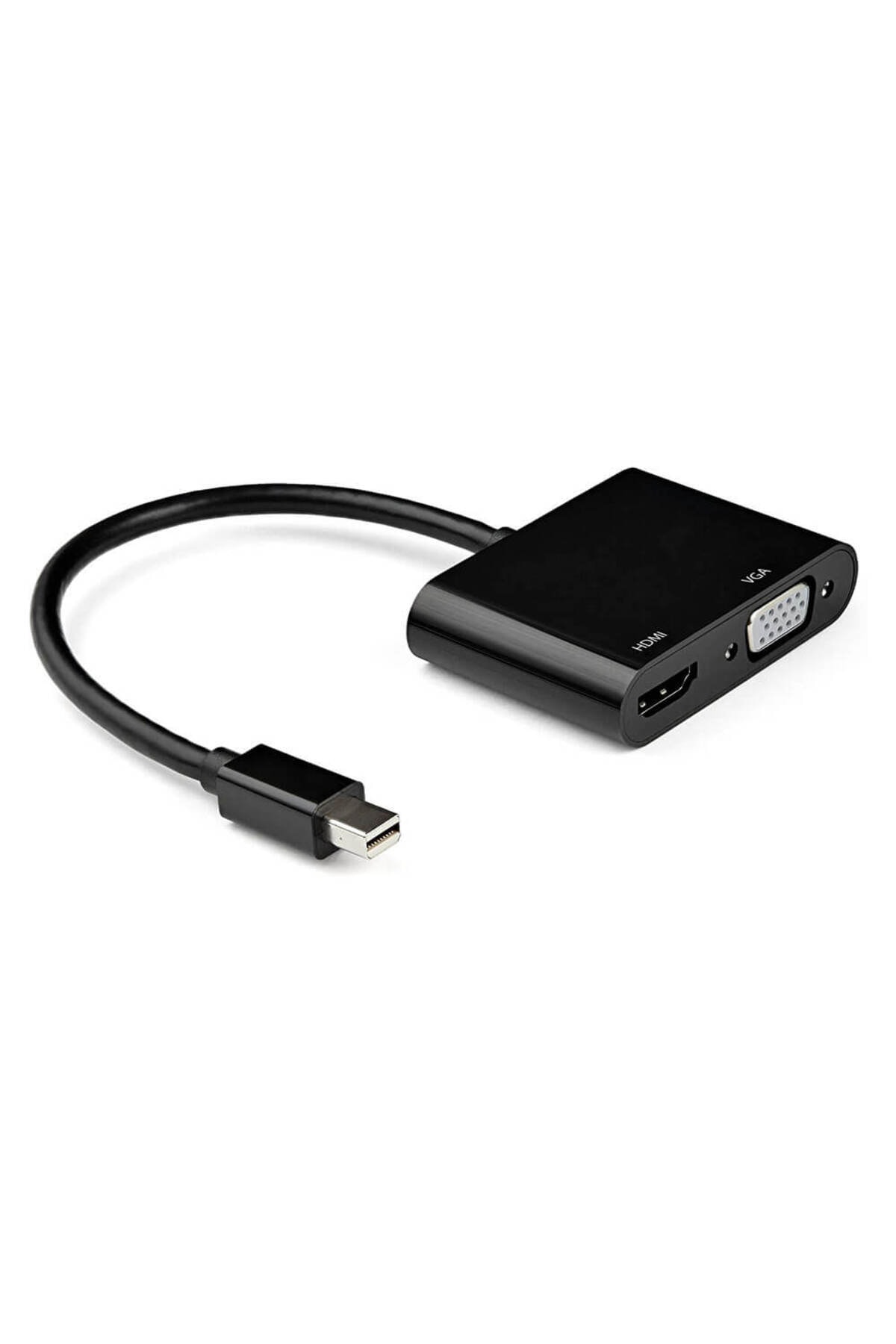 Mini Displayport To Vga 1080p Hdmı 4k 30hz Tjunderbolt 2 Çevirici Kablo Macbook Air/pro Siyah