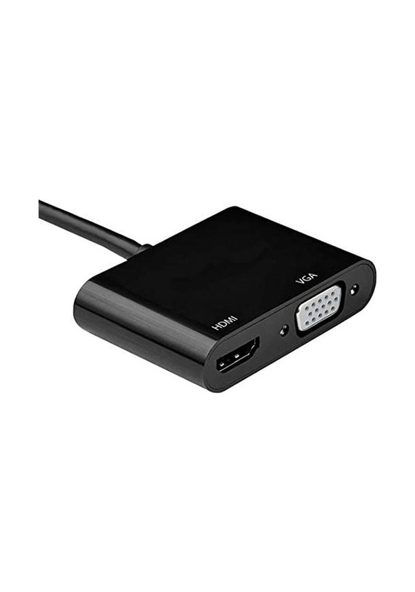 Mini Displayport To Vga 1080p Hdmı 4k 30hz Tjunderbolt 2 Çevirici Kablo Macbook Air/pro Siyah