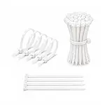 20Cm Kablo Bağı Cırt Kelepçe Kablo Toplama 100 Lü Paket Beyaz