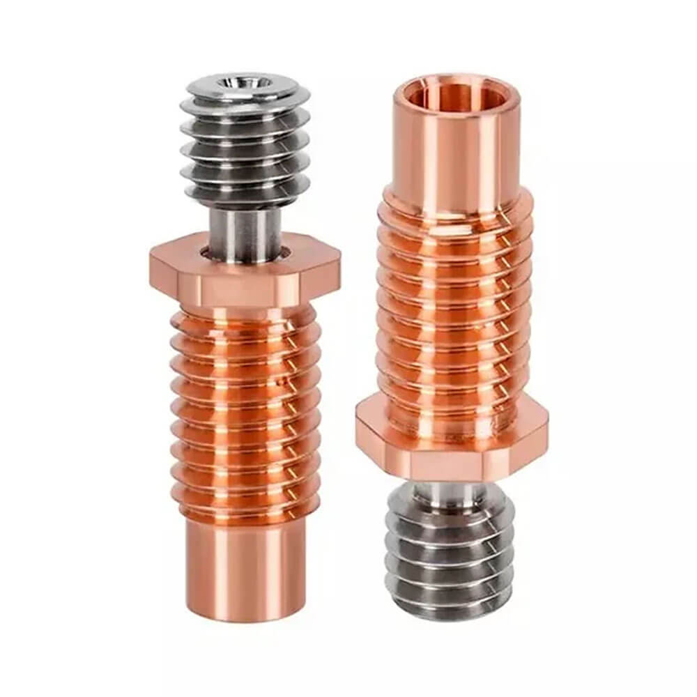 3D Yazıcı Titanyum Alaşımlı E3D V6 Hotend 1.75mm Flement Metal Boru Boğazı - GD12
