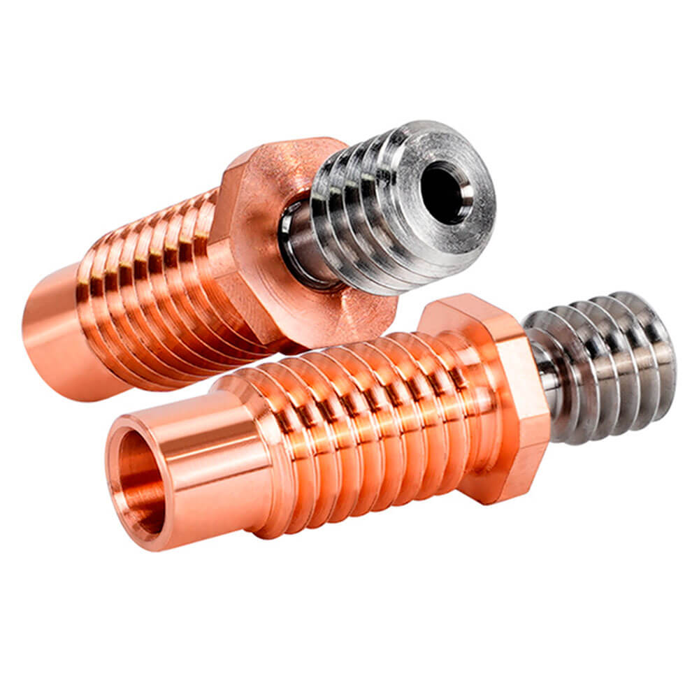 3D Yazıcı Titanyum Alaşımlı E3D V6 Hotend 1.75mm Flement Metal Boru Boğazı - GD12