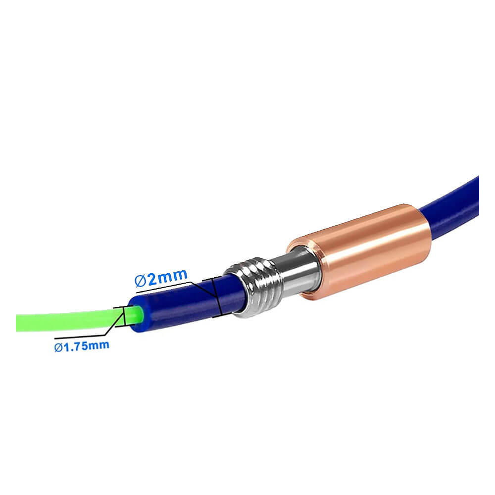 3D Yazıcı Titanyum Alaşımlı Barel Ender3 Hotend 4.1mm Flement Metal Boru Boğazı M6 - GD13