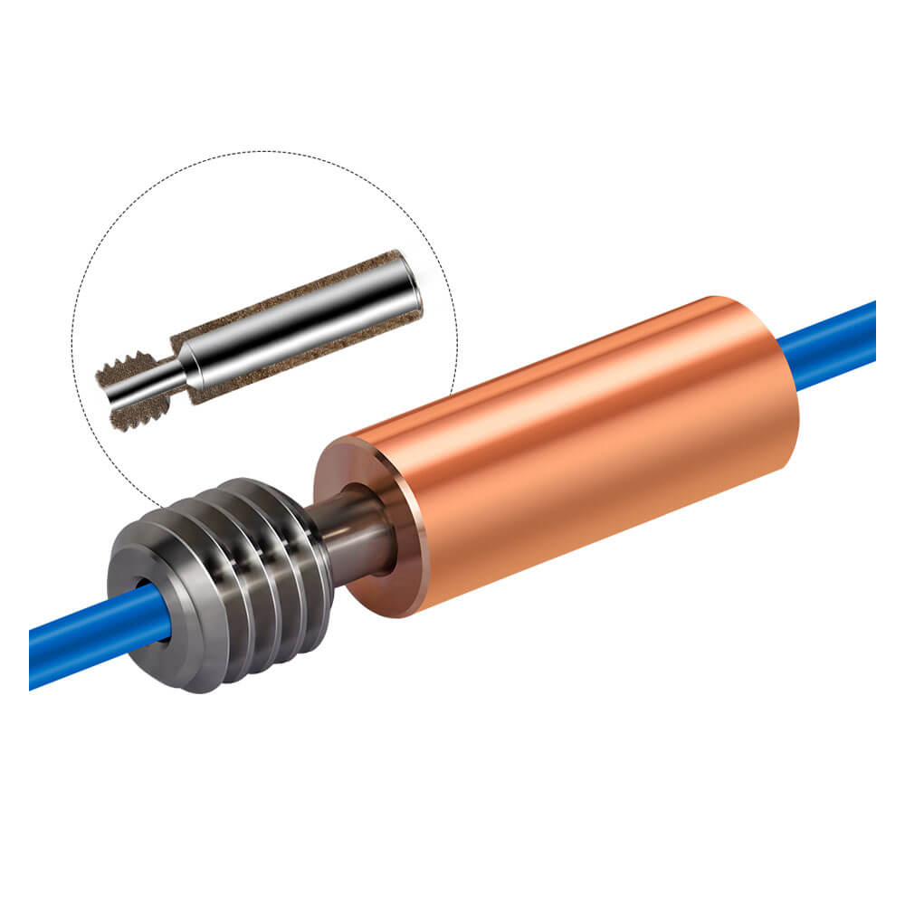 3D Yazıcı Titanyum Alaşımlı Barel Ender3 Hotend 1.75mm Flement Metal Boru MK8 Boğazı M6 Ender3 - GD14