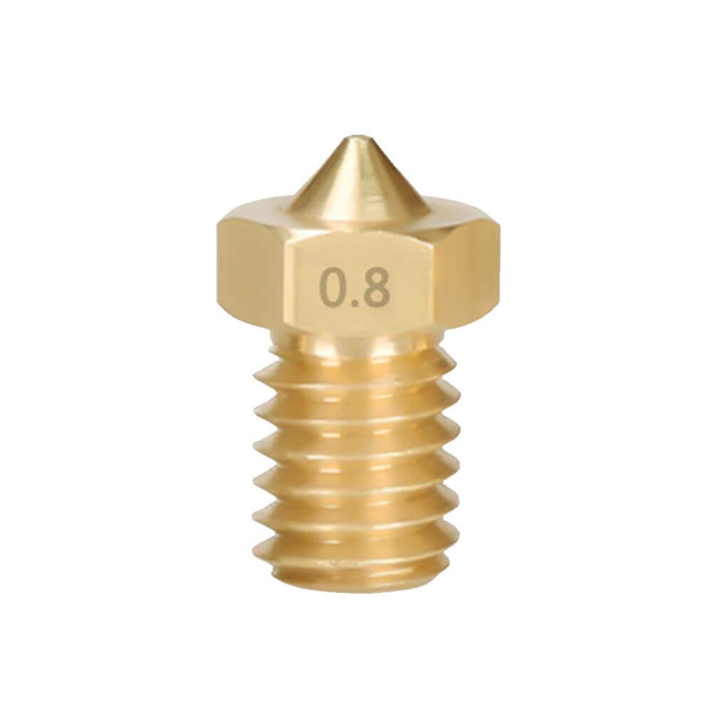 3D Yazıcı Extruder M6 1.75mm/ 0.8mm V5/V6 Pirinç Nozzle Baskı Kafası - GD21