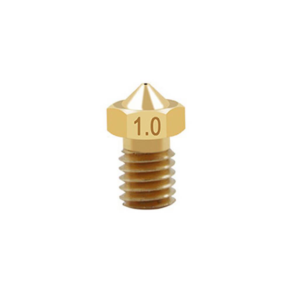 3D Yazıcı Extruder M6 1.75mm/ 1.0mm V5/V6 Pirinç Nozzle Baskı Kafası - GD22